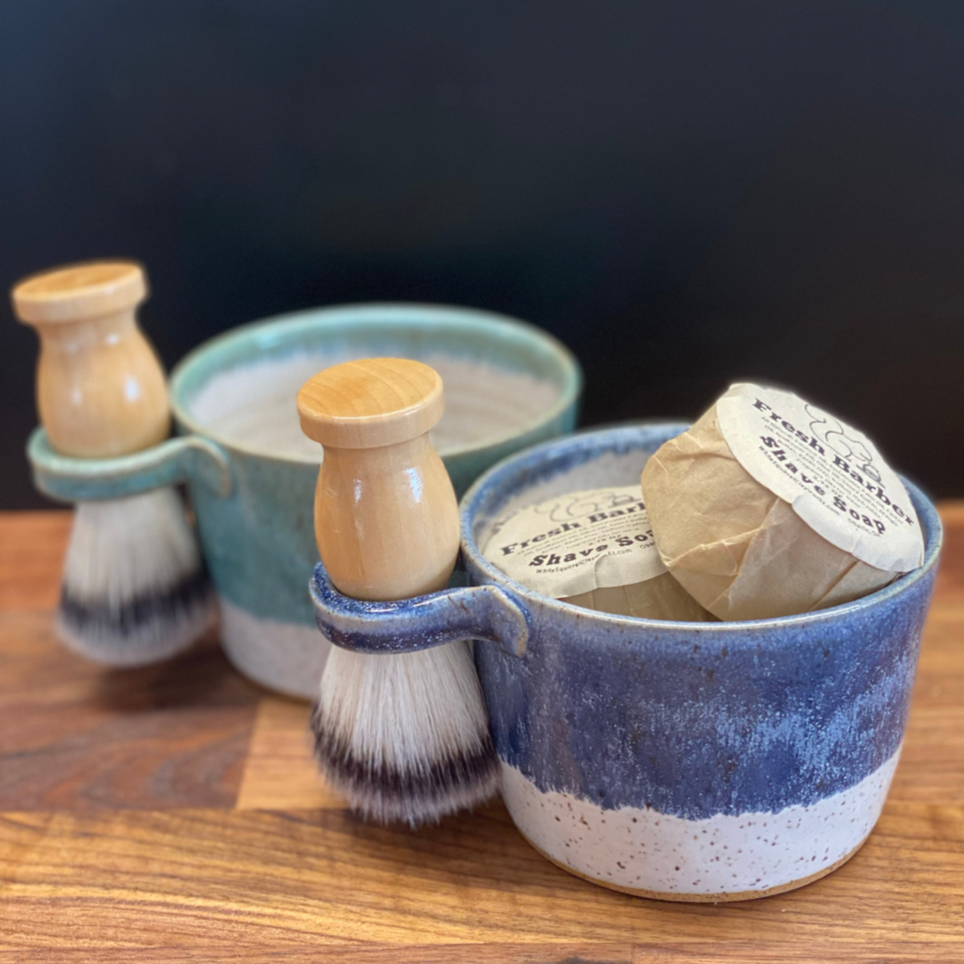 Shave Bowl and Brush Lark and Vines Ltd