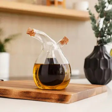 Glass Oil and Vinegar Cruet