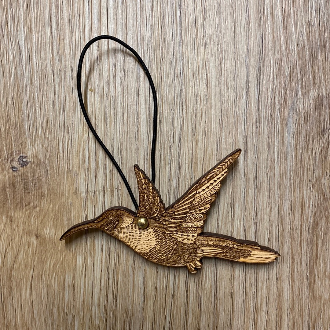 Bird in Flight Wood Ornament