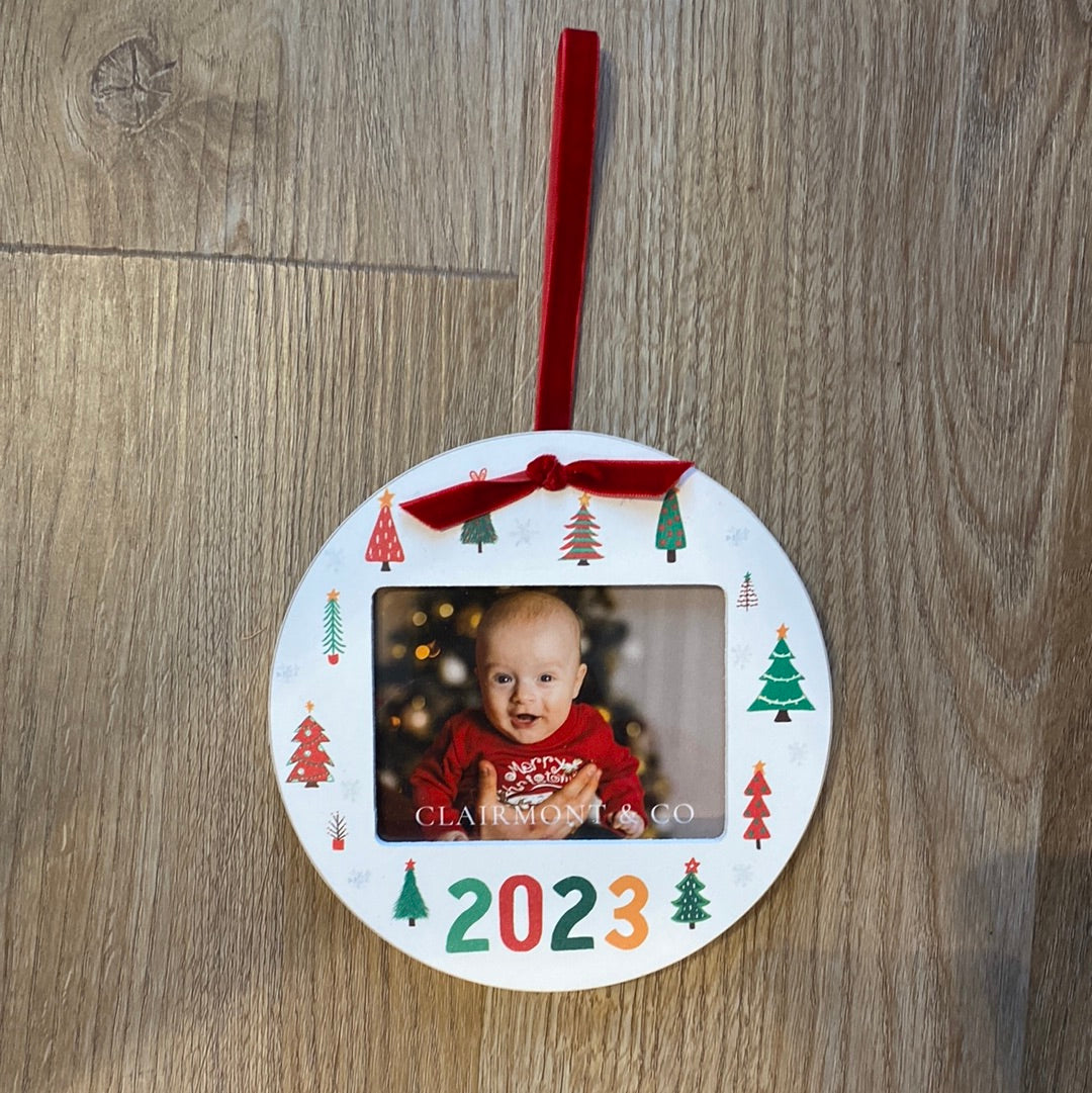 2023 Round Frame Ornament