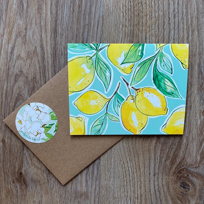 Lemon Note Card Set