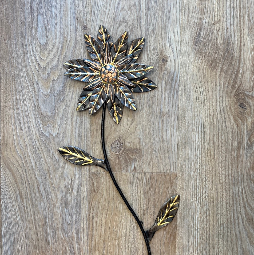 Brushed Steel Flower Stake