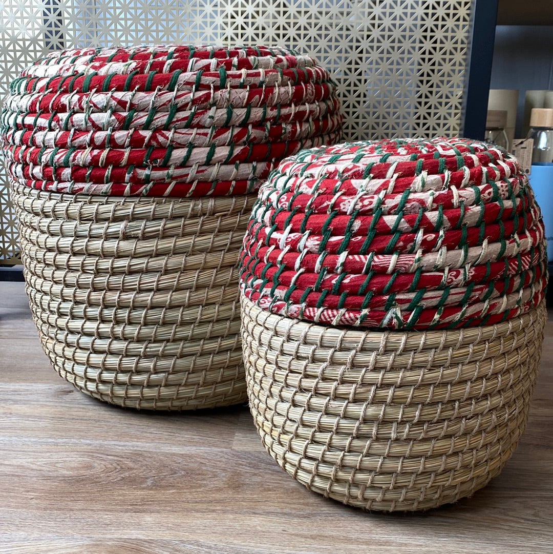 Grass and Sari Storage Basket