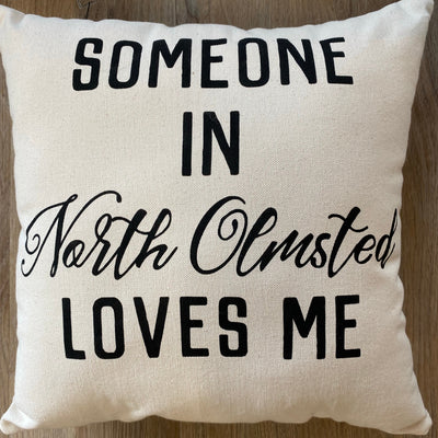 Someone Loves Me Throw Pillow