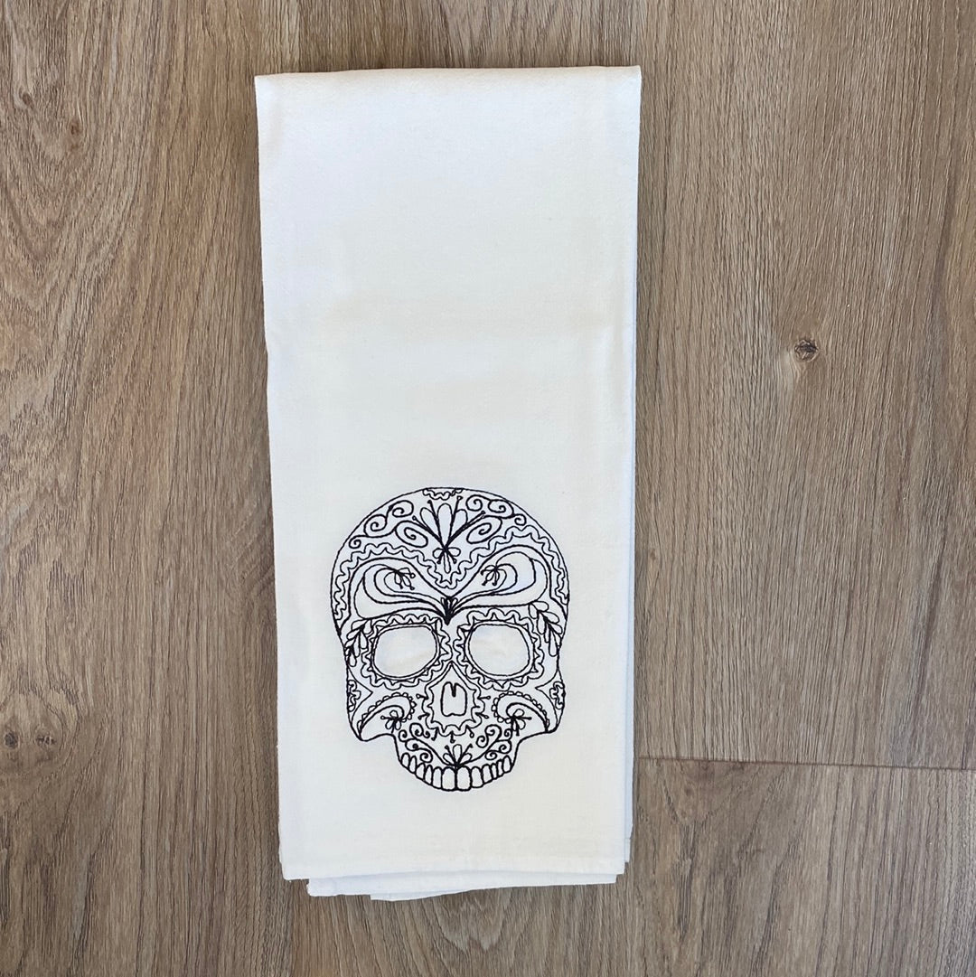 Skull Tea Towel