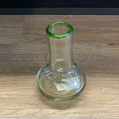 Rimmed Bulb Vase