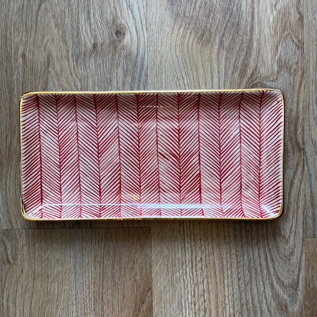 Small Herringbone Tray