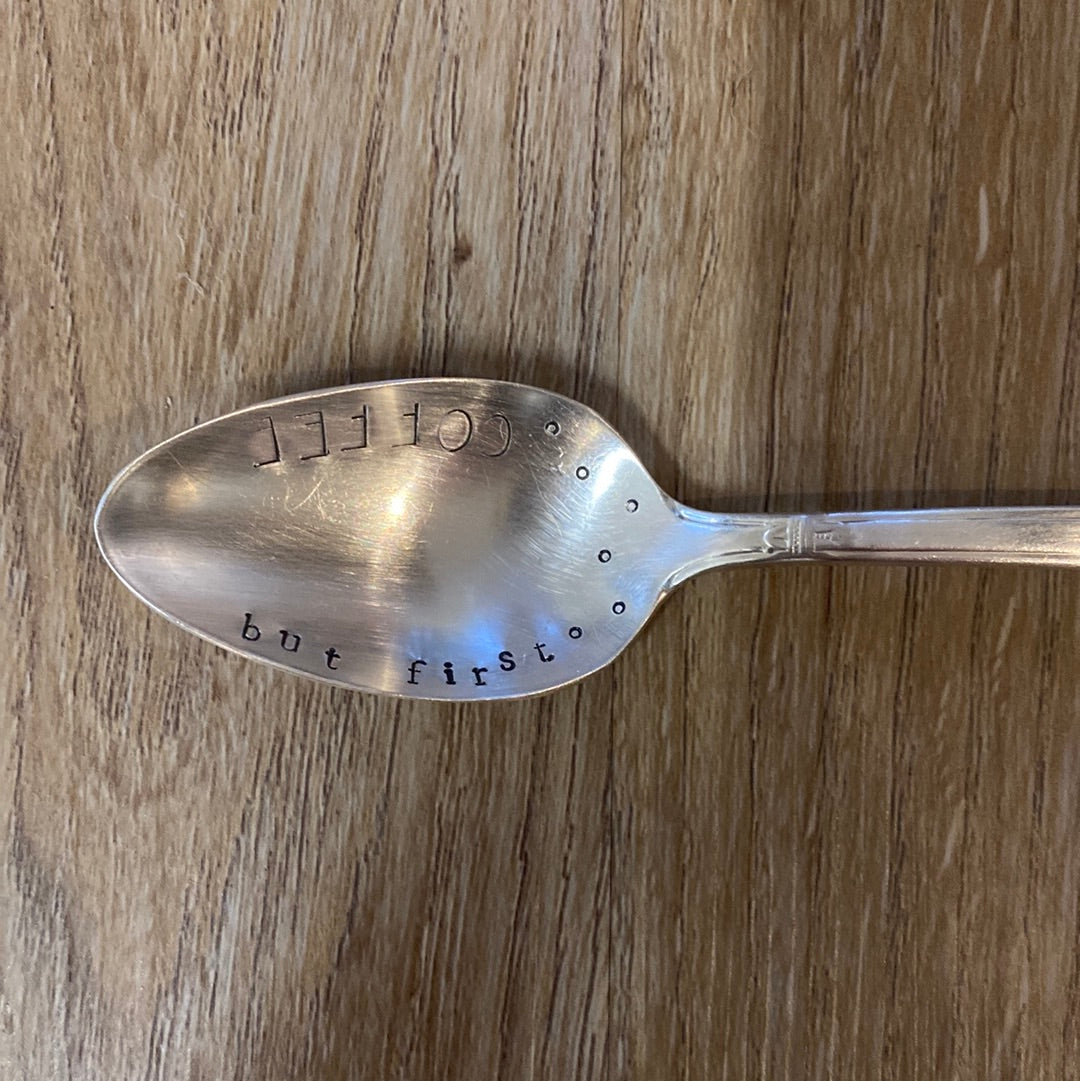 Hand Stamped Vintage Spoon