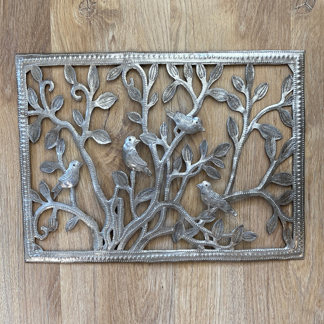 Horizontal Birds in Trees
